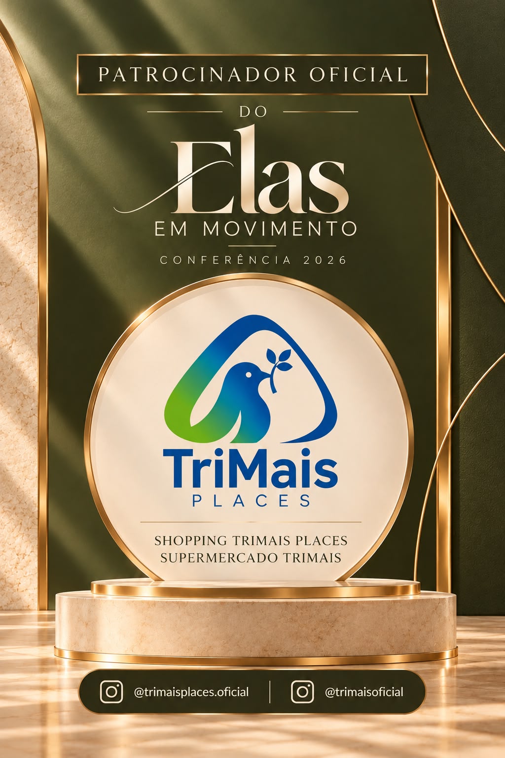 TriMais Places, patrocinador oficial